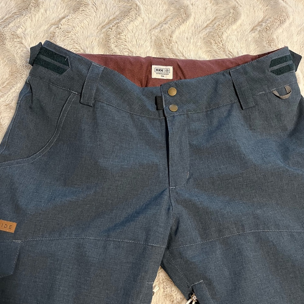 Woman’s Ride Roxhill Denim Melange snow pants large